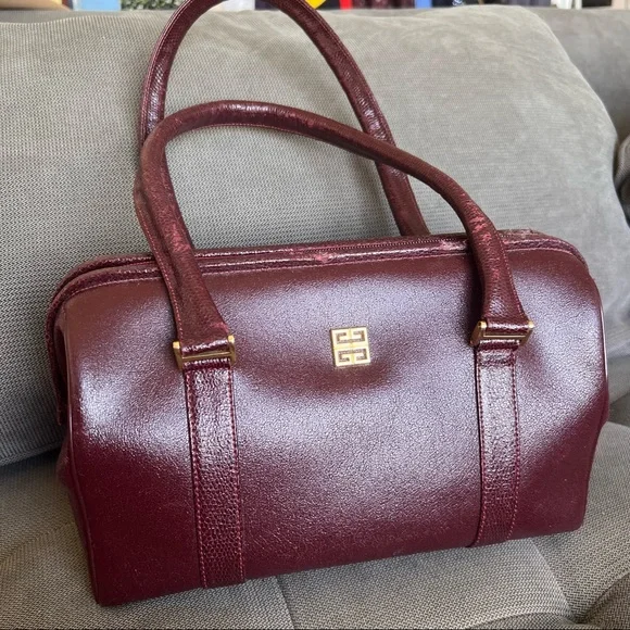Givenchy | Bags | Vintage Givenchy Leather Boston Bag | Poshmark